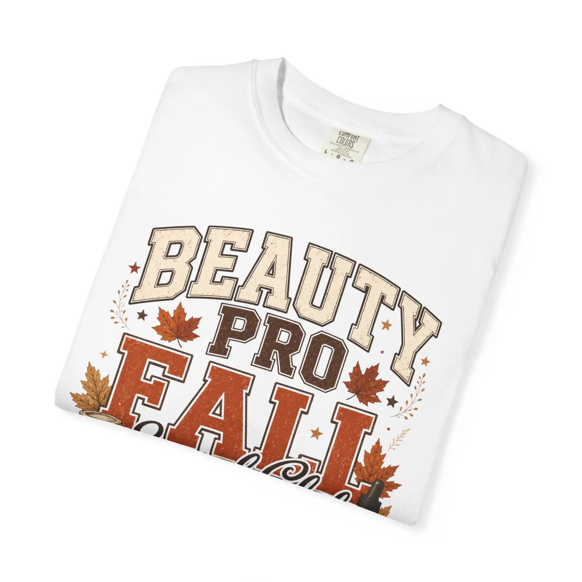 Beauty Pro Fall Social Club tee | Beauty Pro Fall design, pumpkins & leaves, Cozy Autumn Graphic Tee 4 Beauty Pro Fall Social Club tee | Beauty Pro Fall design, pumpkins & leaves, Cozy Autumn Graphic Tee - Image 4