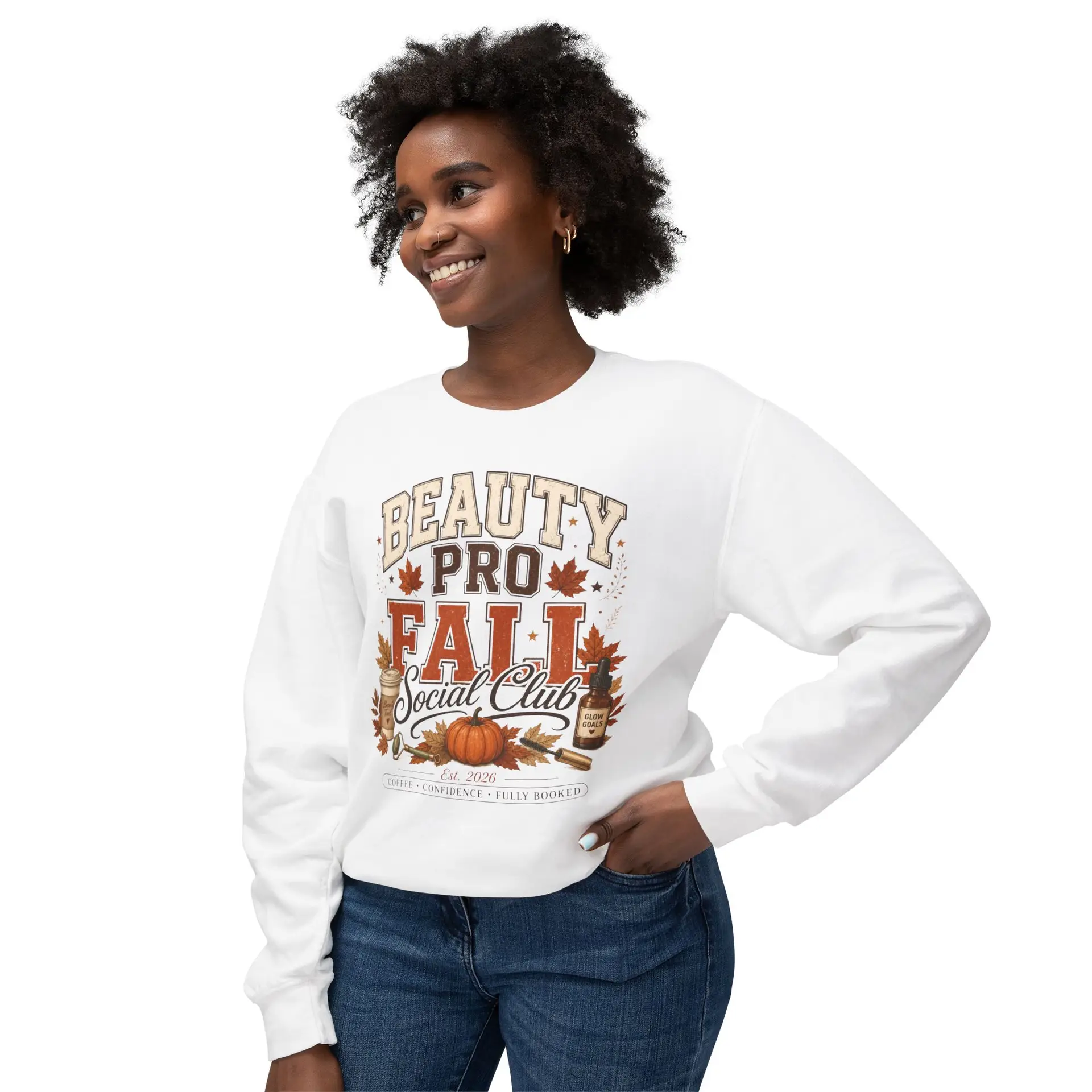 Beauty Pro Fall Social Club Sweatshirt | Pumpkin Leaves Coffee Autumn 1 Beauty Pro Fall Social Club Sweatshirt | Pumpkin Leaves Coffee Autumn