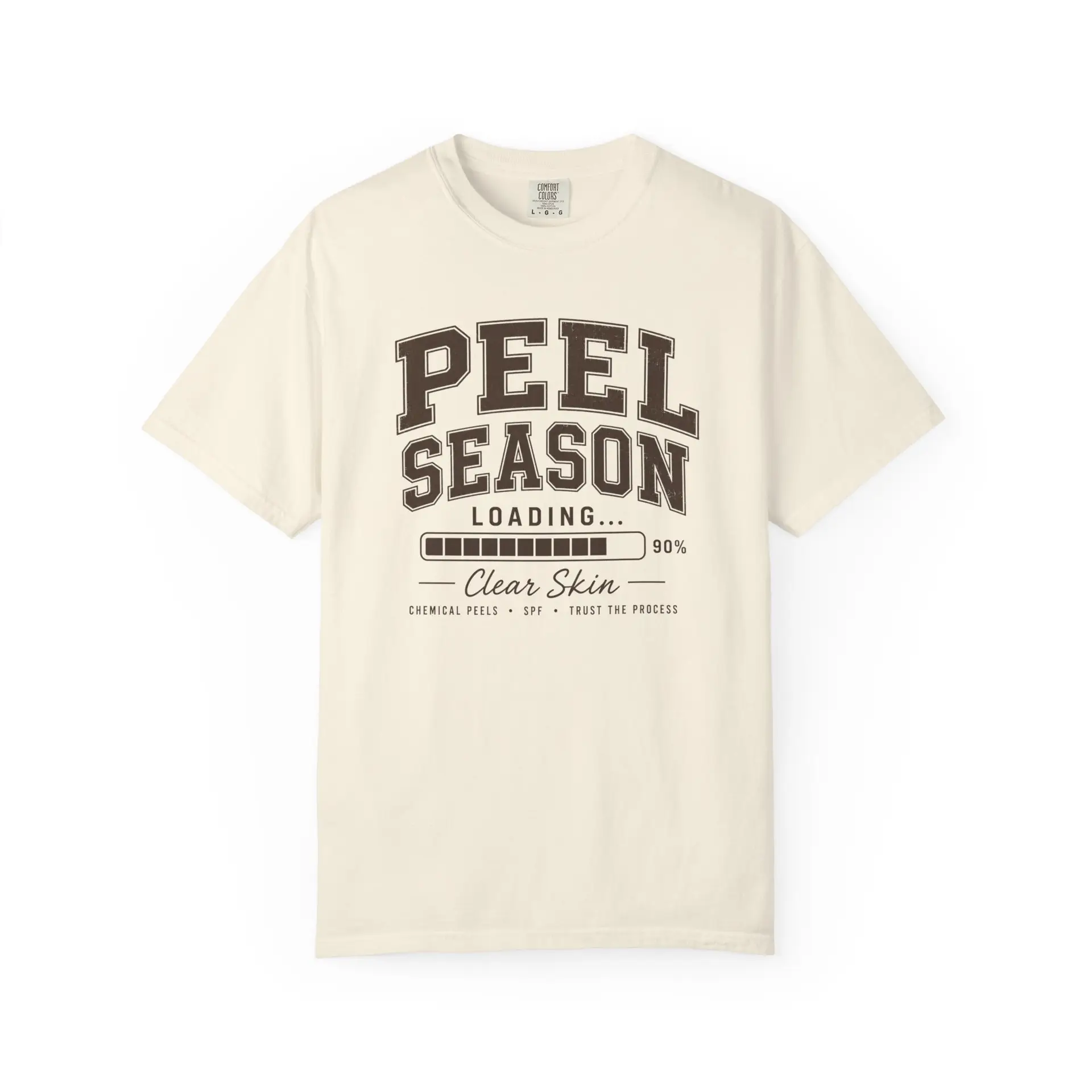 Peel Season Loading T-shirt | Skincare Graphic Tee 7 Peel Season Loading T-shirt | Skincare Graphic Tee - Image 7