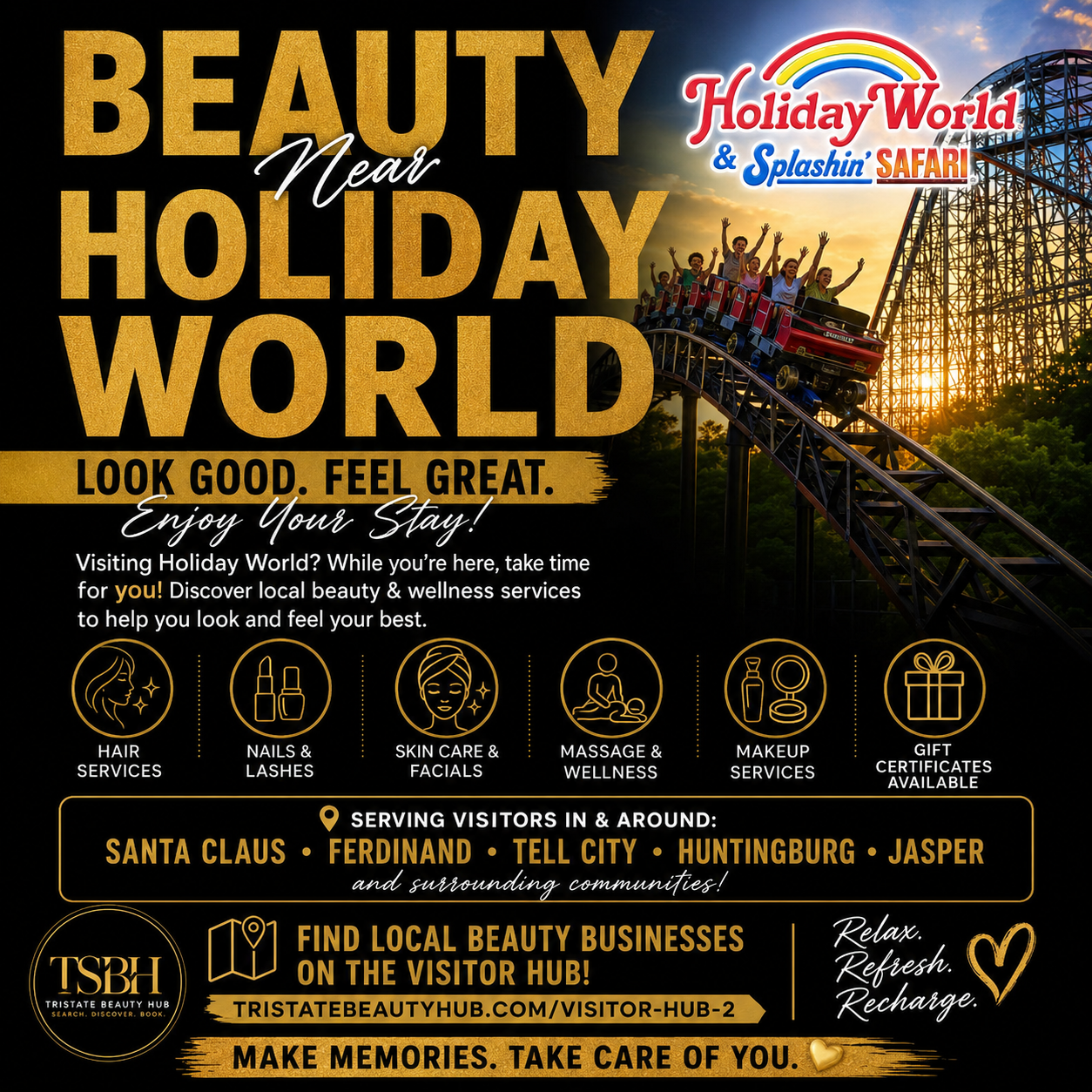 beauty services near holiday world