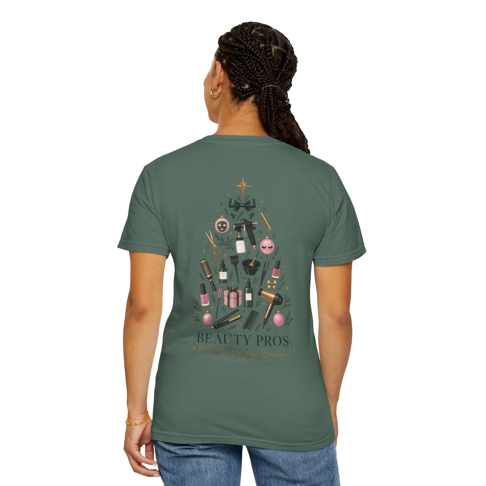 Beauty Pros Christmas Shirt | Hair Stylist Christmas Tee | Esthetician Holiday Shirt | Salon Christmas Shirt | Beauty Pro Gift 7 Beauty Pros Christmas Shirt | Hair Stylist Christmas Tee | Esthetician Holiday Shirt | Salon Christmas Shirt | Beauty Pro Gift - Image 7