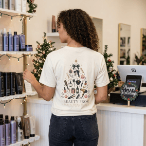 Beauty Pros Christmas Shirt | Hair Stylist Christmas Tee | Esthetician Holiday Shirt | Salon Christmas Shirt | Beauty Pro Gift