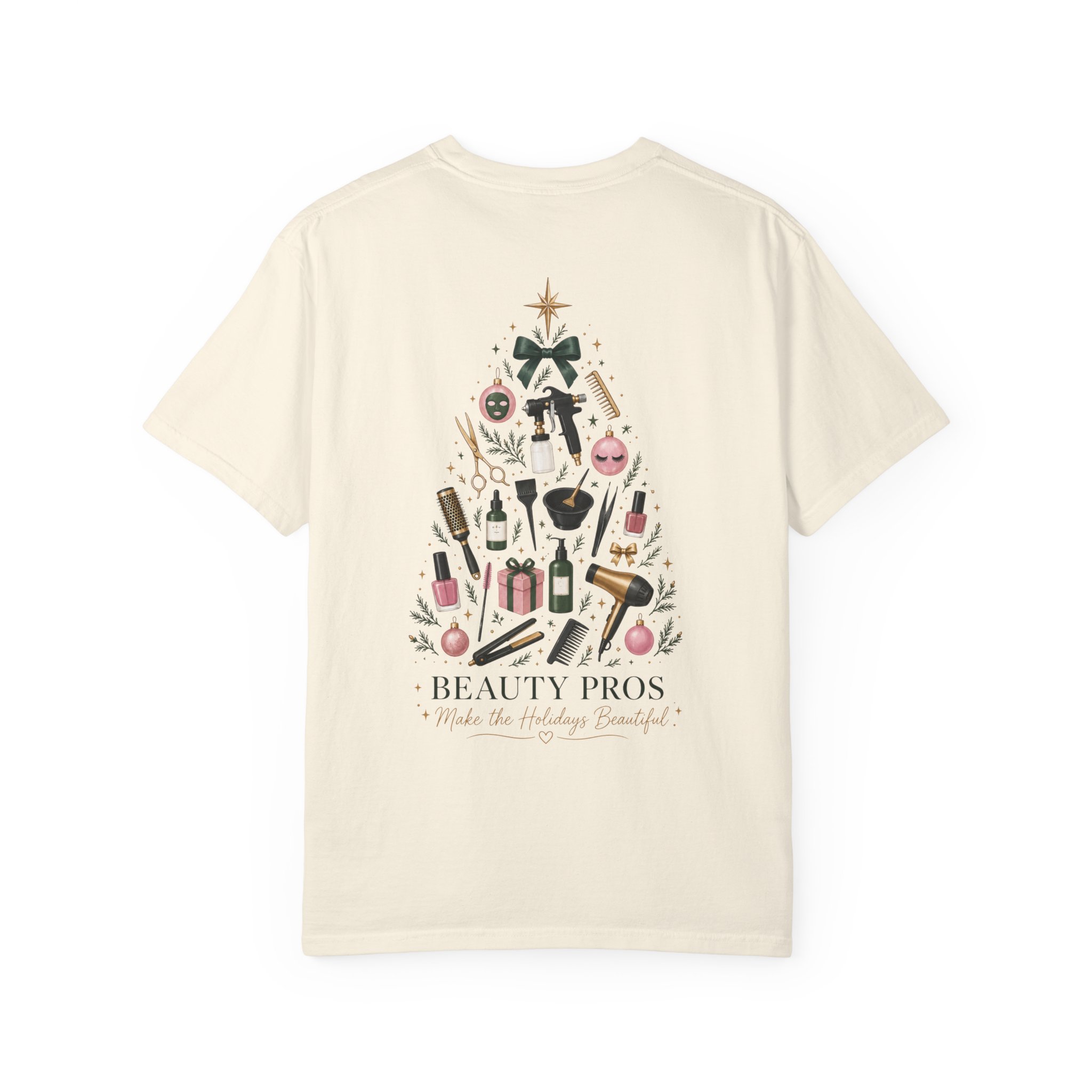 Beauty Pros Christmas Shirt | Hair Stylist Christmas Tee | Esthetician Holiday Shirt | Salon Christmas Shirt | Beauty Pro Gift 2 Beauty Pros Christmas Shirt | Hair Stylist Christmas Tee | Esthetician Holiday Shirt | Salon Christmas Shirt | Beauty Pro Gift - Image 2