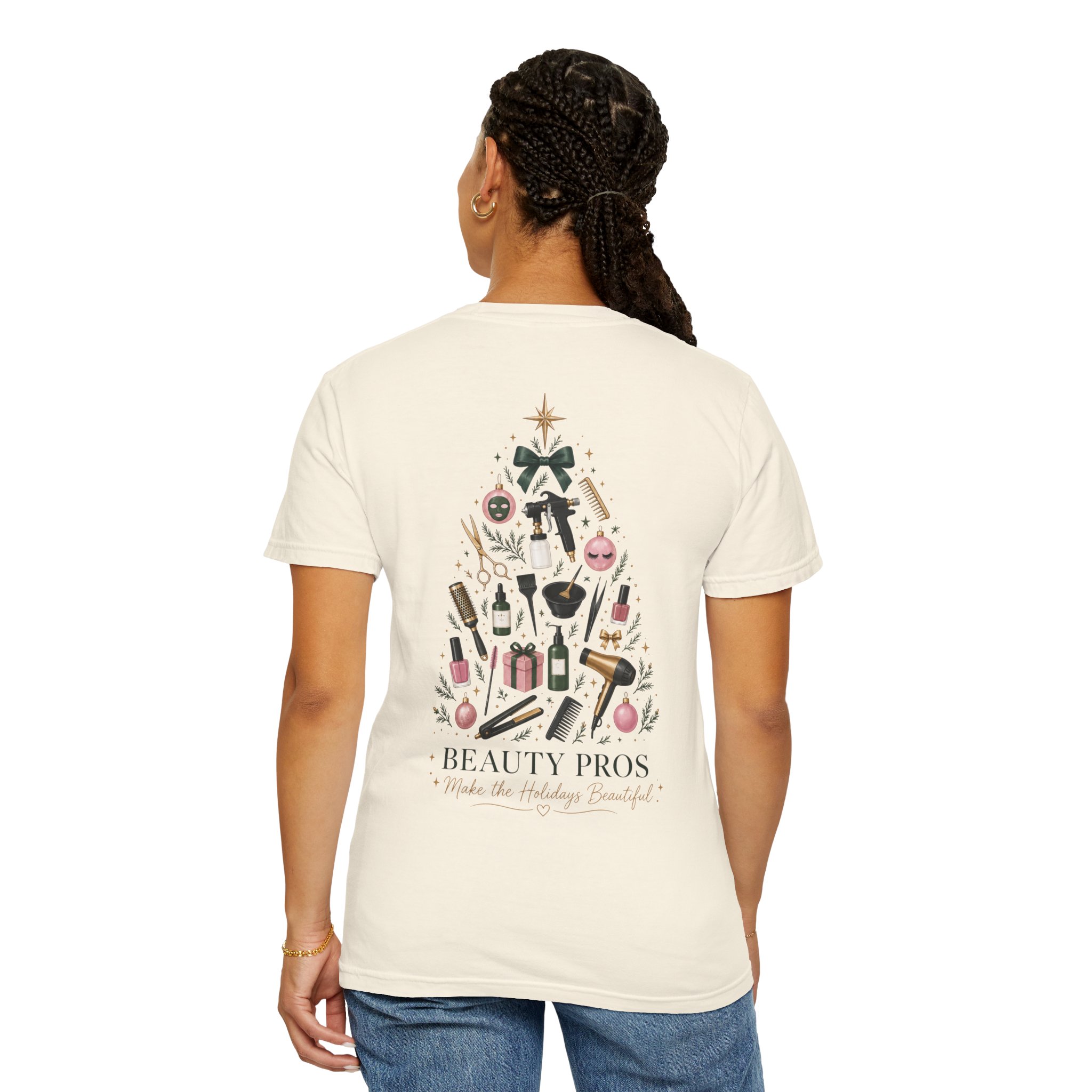 Beauty Pros Christmas Shirt | Hair Stylist Christmas Tee | Esthetician Holiday Shirt | Salon Christmas Shirt | Beauty Pro Gift 4 Beauty Pros Christmas Shirt | Hair Stylist Christmas Tee | Esthetician Holiday Shirt | Salon Christmas Shirt | Beauty Pro Gift - Image 4