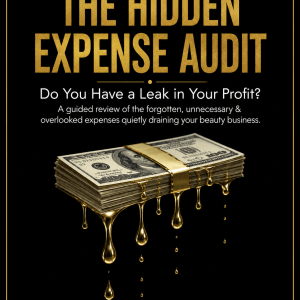 hidden expense audit for beauty business cover page