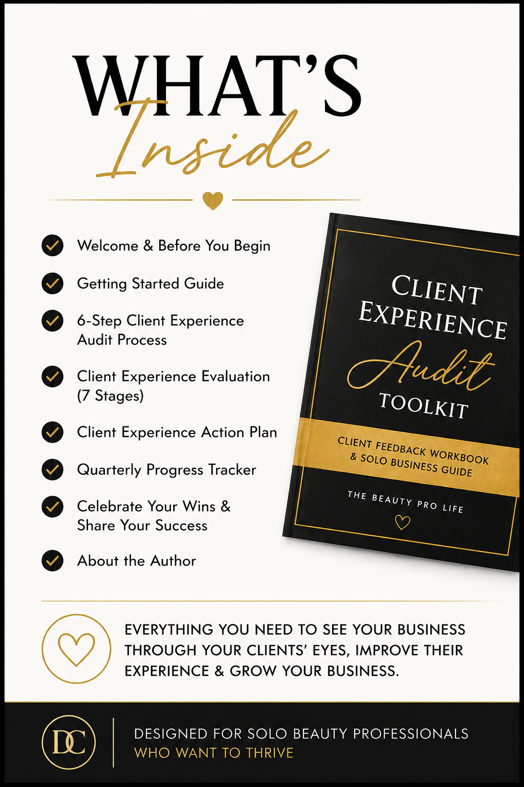 Client Experience Audit Toolkit for Beauty Professionals | Client Feedback Workbook | Solo Business Guide 7 Client Experience Audit Toolkit for Beauty Professionals | Client Feedback Workbook | Solo Business Guide - Image 7